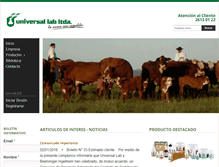 Tablet Screenshot of laboratoriouniversal.com